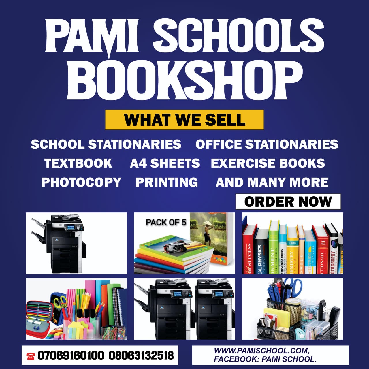 Pami Schools Bookshop